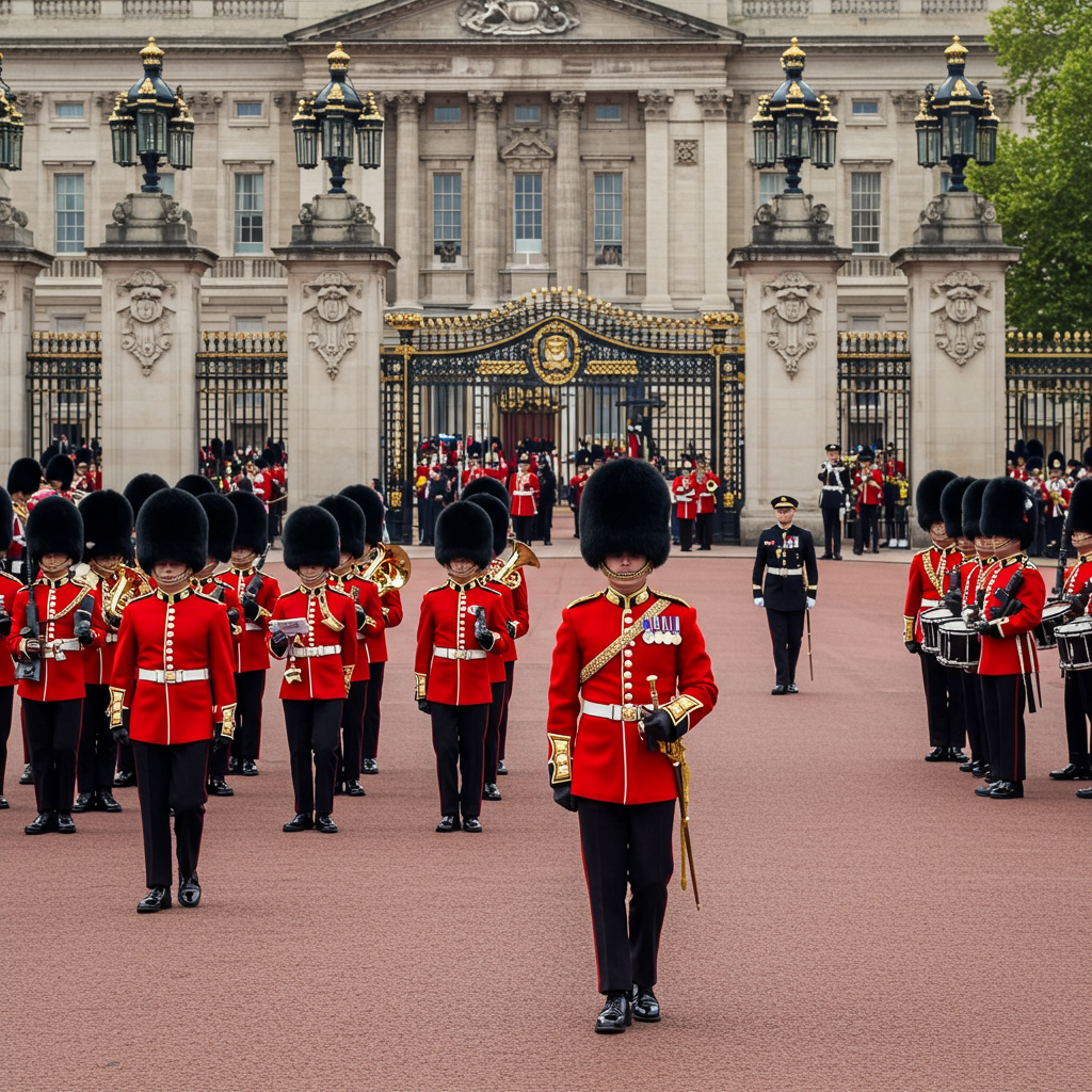 Coldstream Guards played Paranoid at the Changing of the Guard RIP Ozzy Osbourne