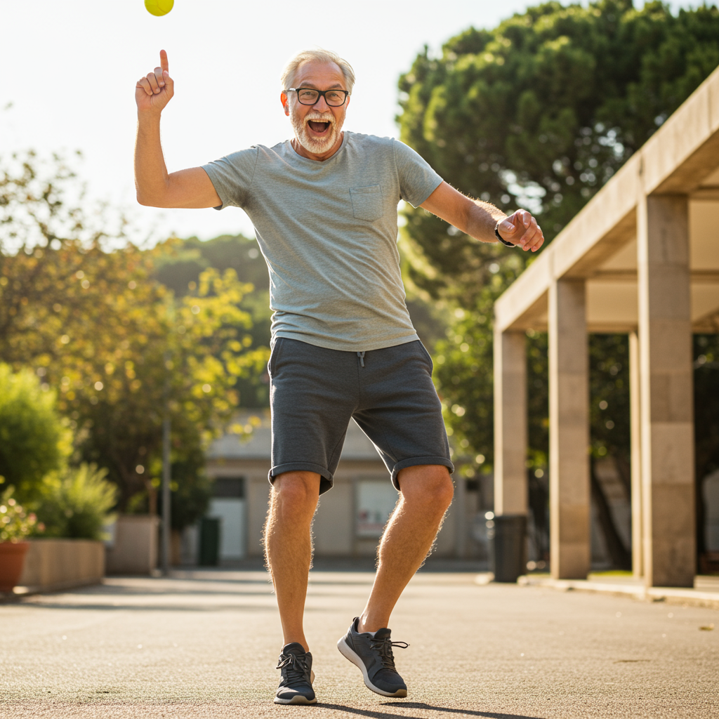 Grandpa showing he still got it